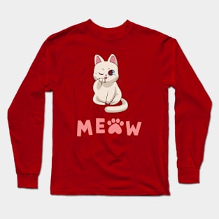 Sweet Cat Meow Long Sleeve T-Shirt